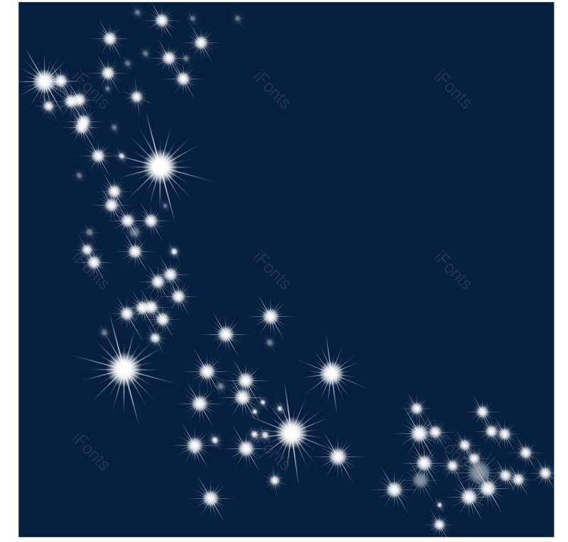 白色图片,发光星元素,PNG,免抠素材
